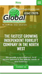 Mobile Screenshot of globalforktrucks.com